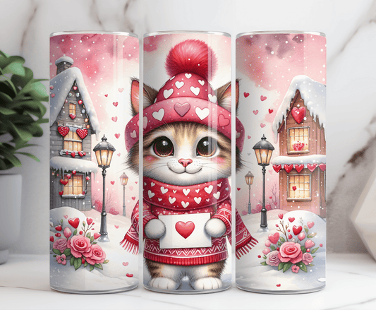 Cat valentine 20 oz tumbler