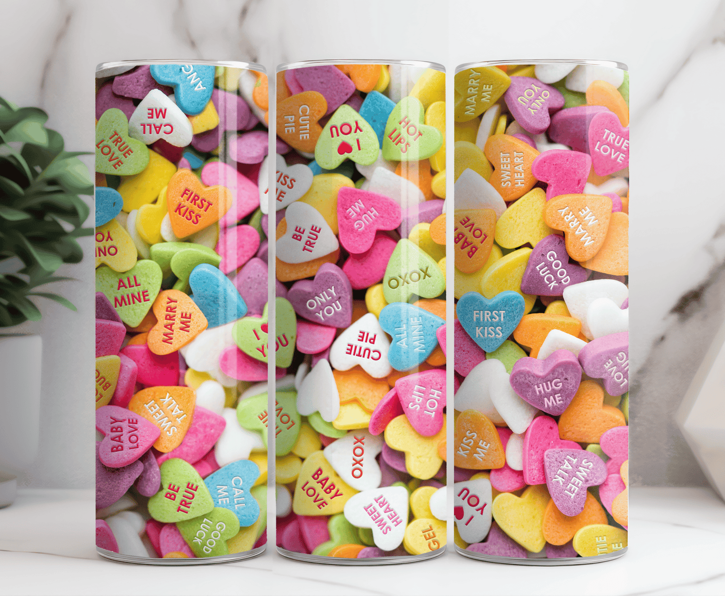 Sweet heart valentine 20 oz tumbler