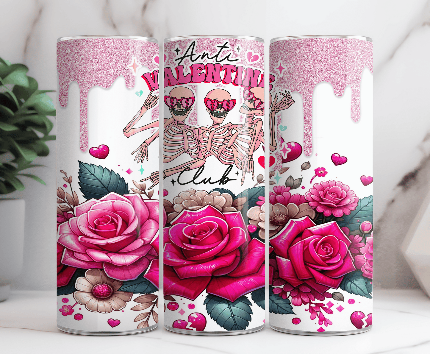 Anti valentine club valentine 20 oz tumbler