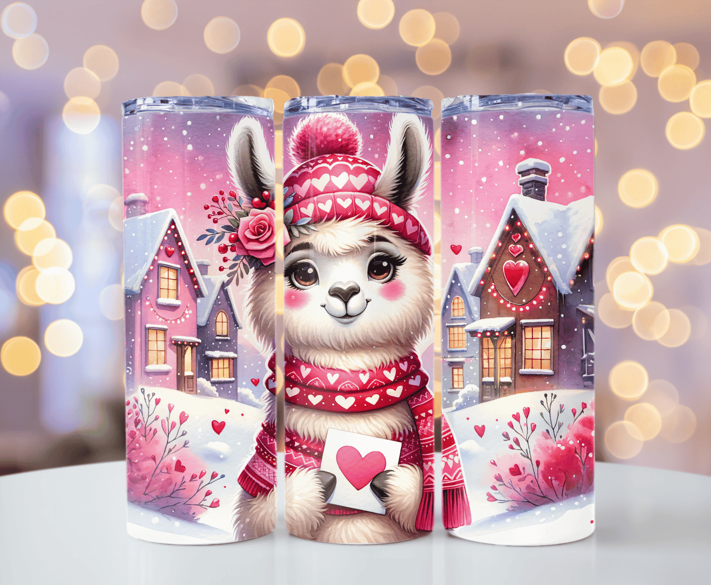 Lama valentine 20 oz tumbler